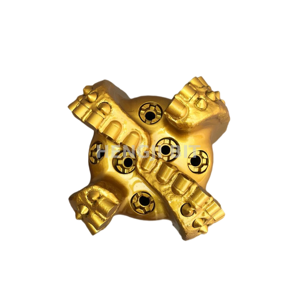 Embout PDC 8 1/2'' 215,9 mm Corps en acier 4 lames